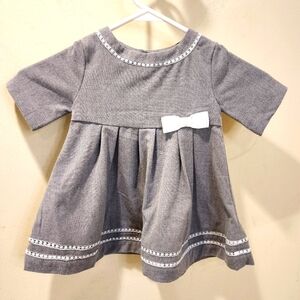 TAHARI  gray Baby girls dress size 2t